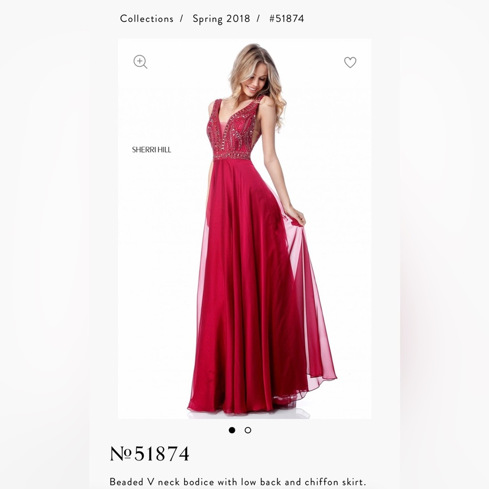Sherri Hill Size 12 Ruby Prom Dress